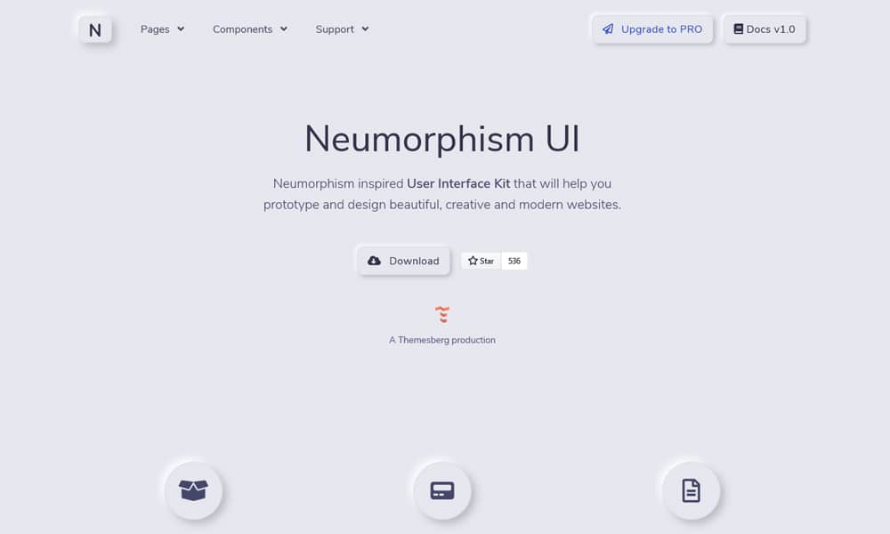 Neumorphism UI