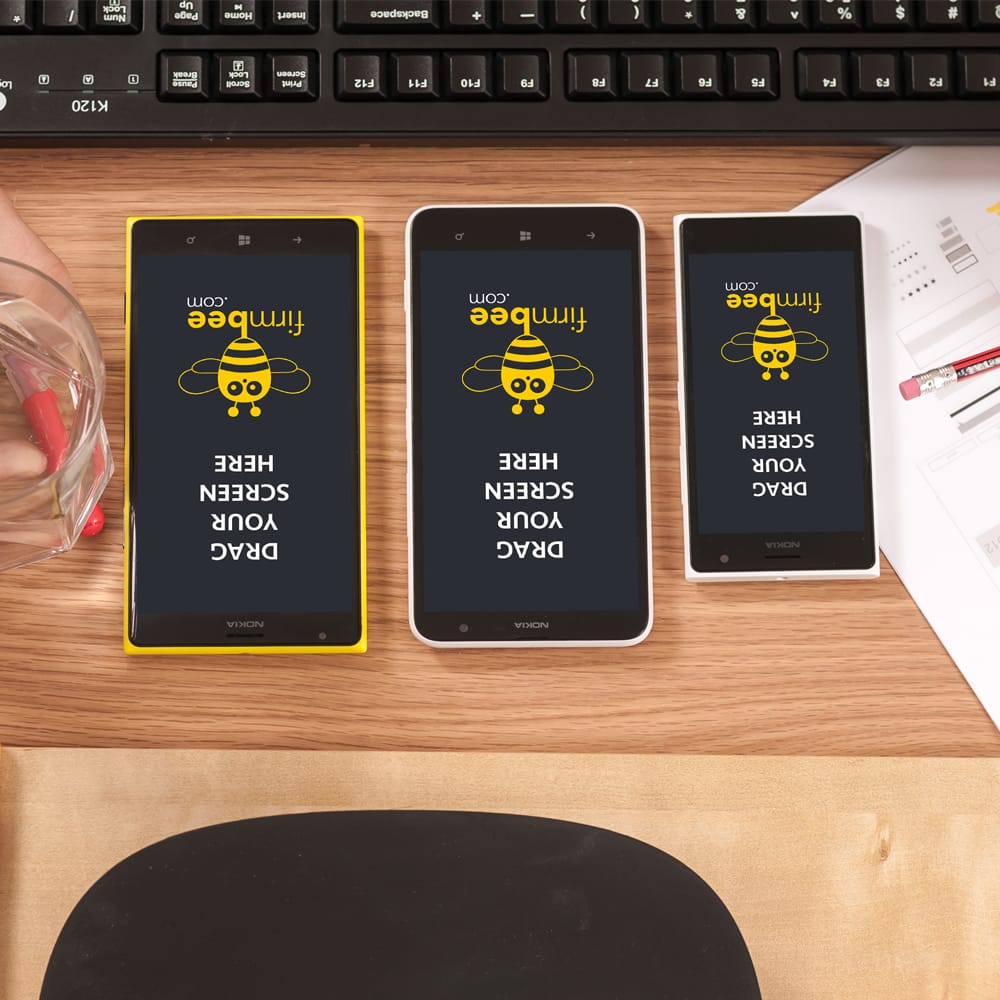 Nokia Lumia Free Mockup PSD