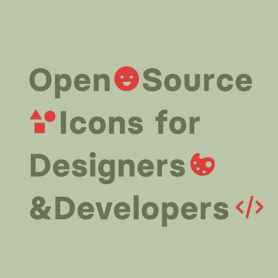 Open Source Icons for Designers and Developers
