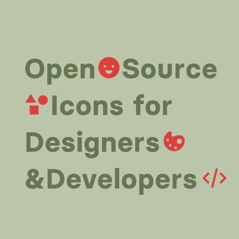 Free Open Source Icons for Designers and Developers 2023