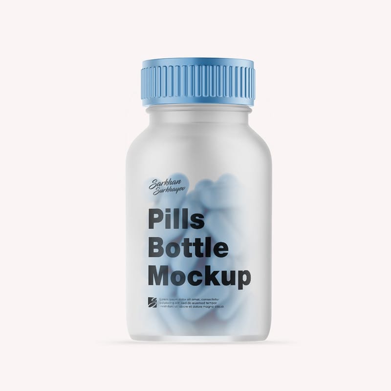 Pills Bottle Mockup » CSS Author