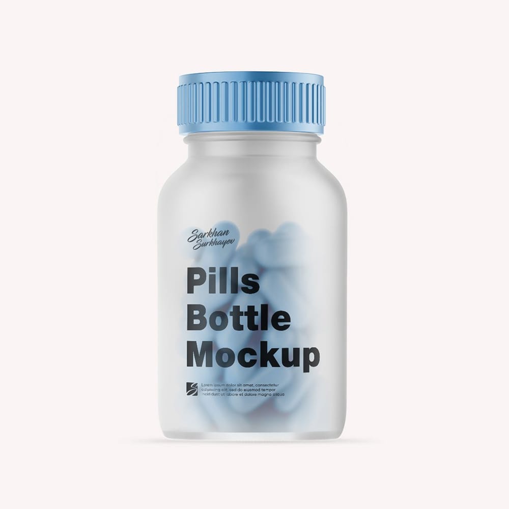 Pills Bottle Mockup