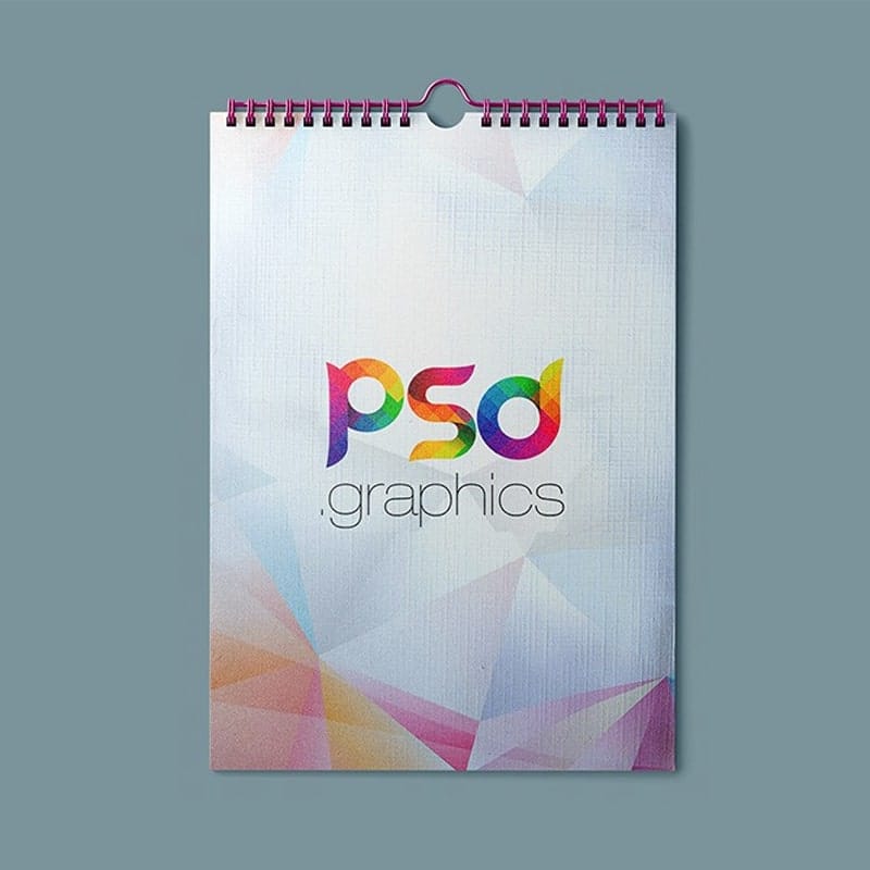 Spiral Calendar Mockup