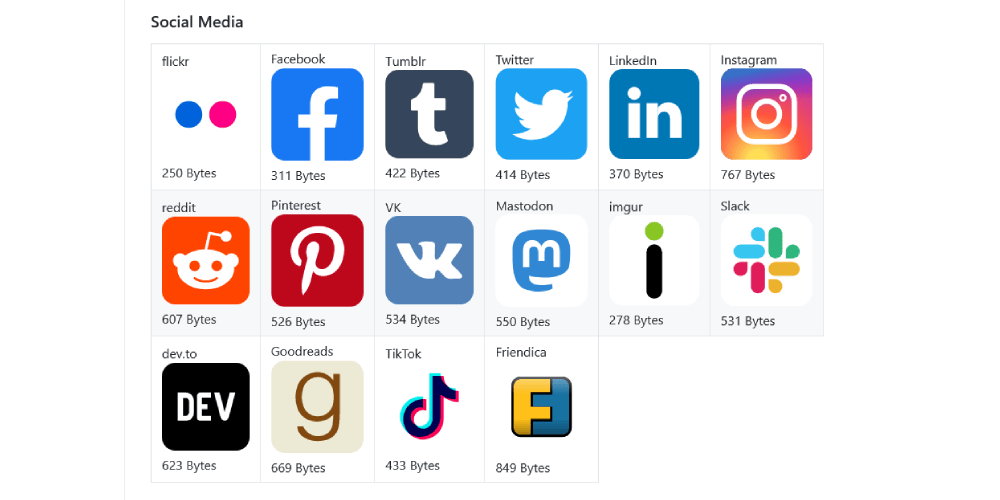 Free Open Source Icons for Designers and Developers 2023 28 Super Tiny Icons