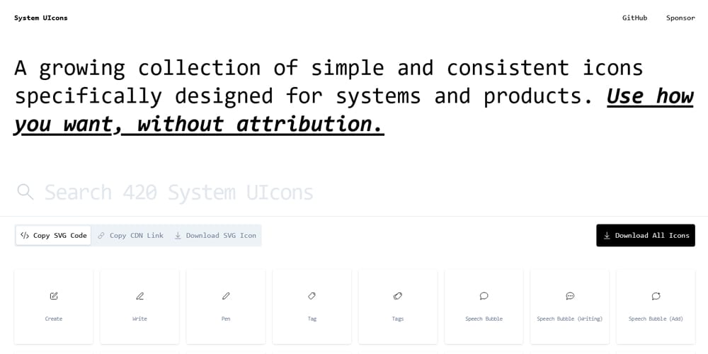 Free Open Source Icons for Designers and Developers 2023 10 System Uicons