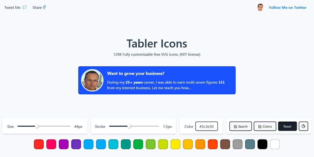 Free Open Source Icons for Designers and Developers 2023 33 Tabler Icons