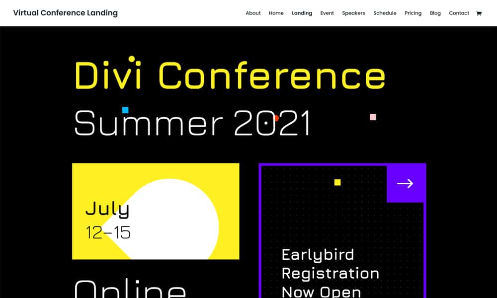 Virtual Conference Layout Pack