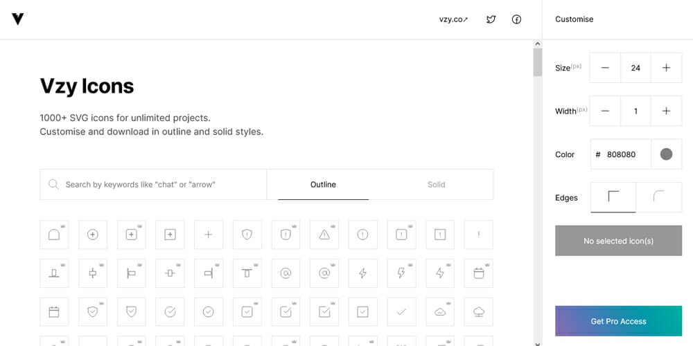 Free Open Source Icons for Designers and Developers 2023 64 Vzy Icons
