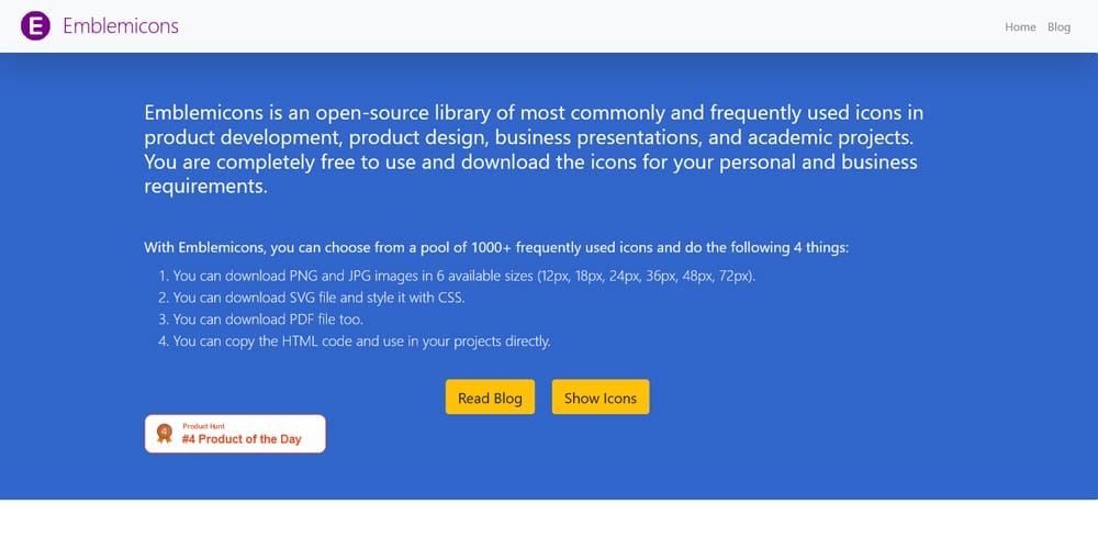Free Open Source Icons for Designers and Developers 2023 4 emblemicons