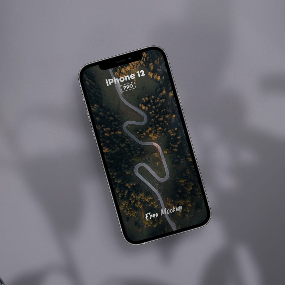 iPhone 12 PRO Scene Free Mockup