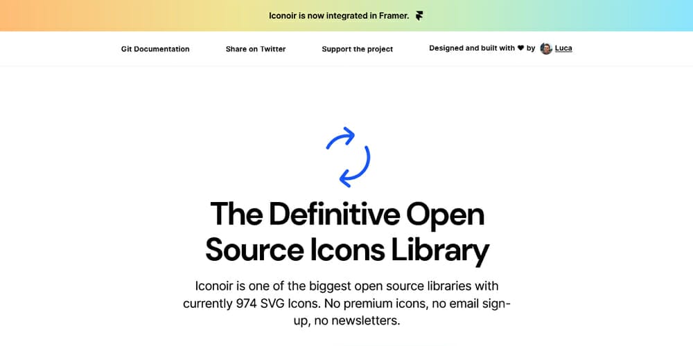 Free Open Source Icons for Designers and Developers 2023 23 iconoir