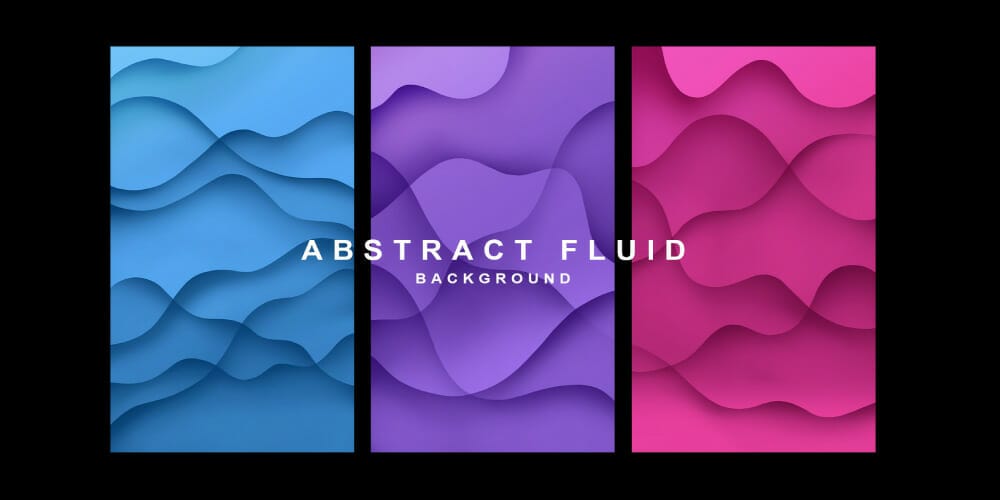 Abstract Fluid Gradation Background