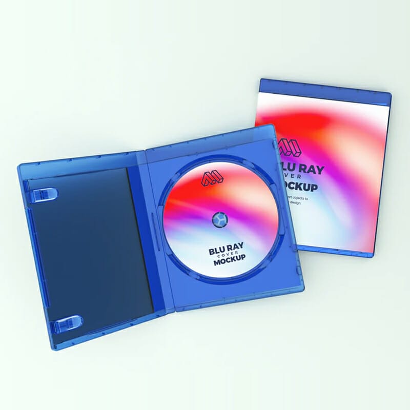 Blu Ray Cover PSD Mockup » CSS Author