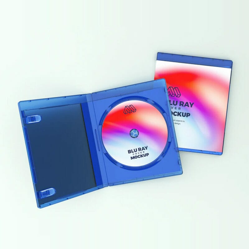 Blu Ray Cover PSD Mockup » CSS Author