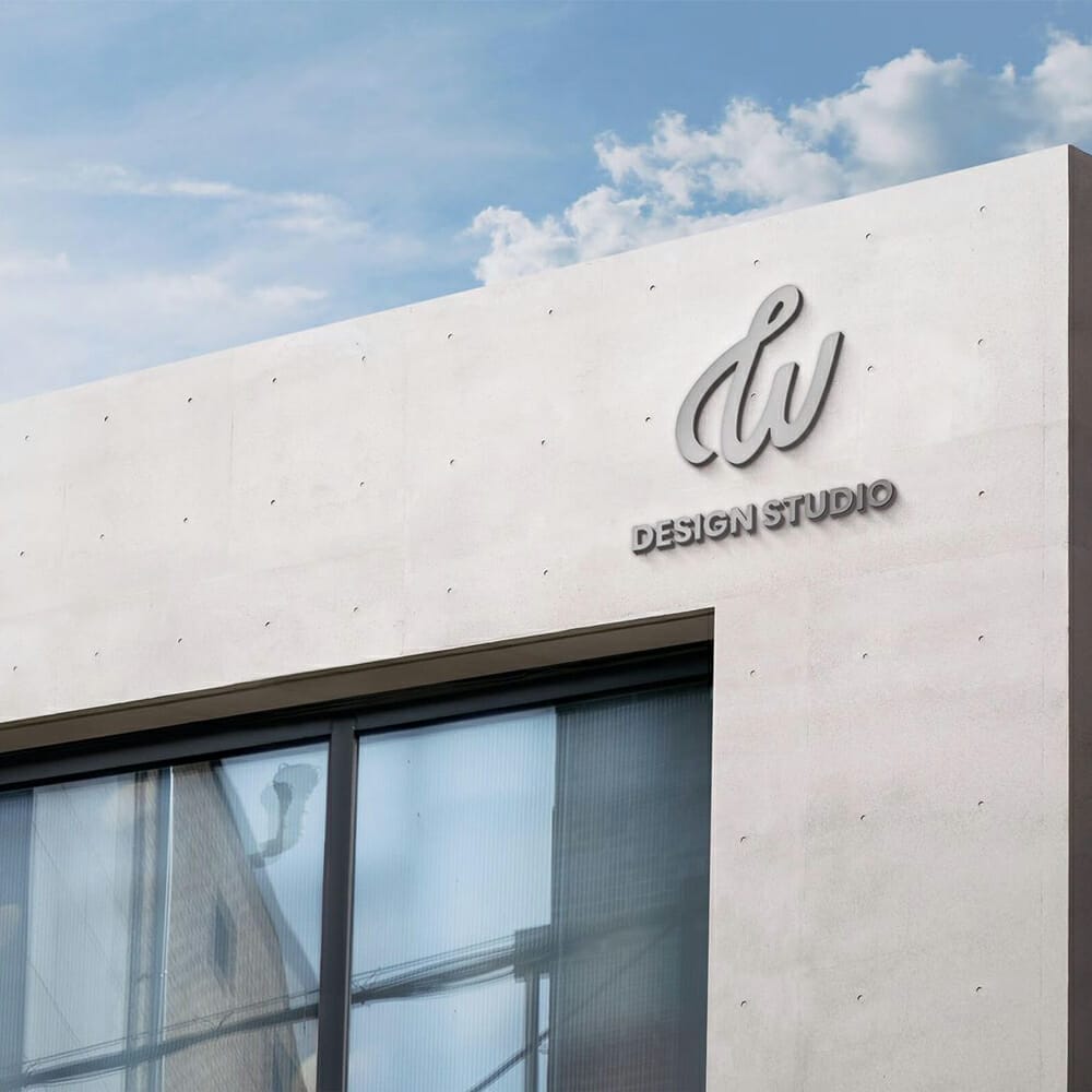 Building Stereoscopic Logo Mockup