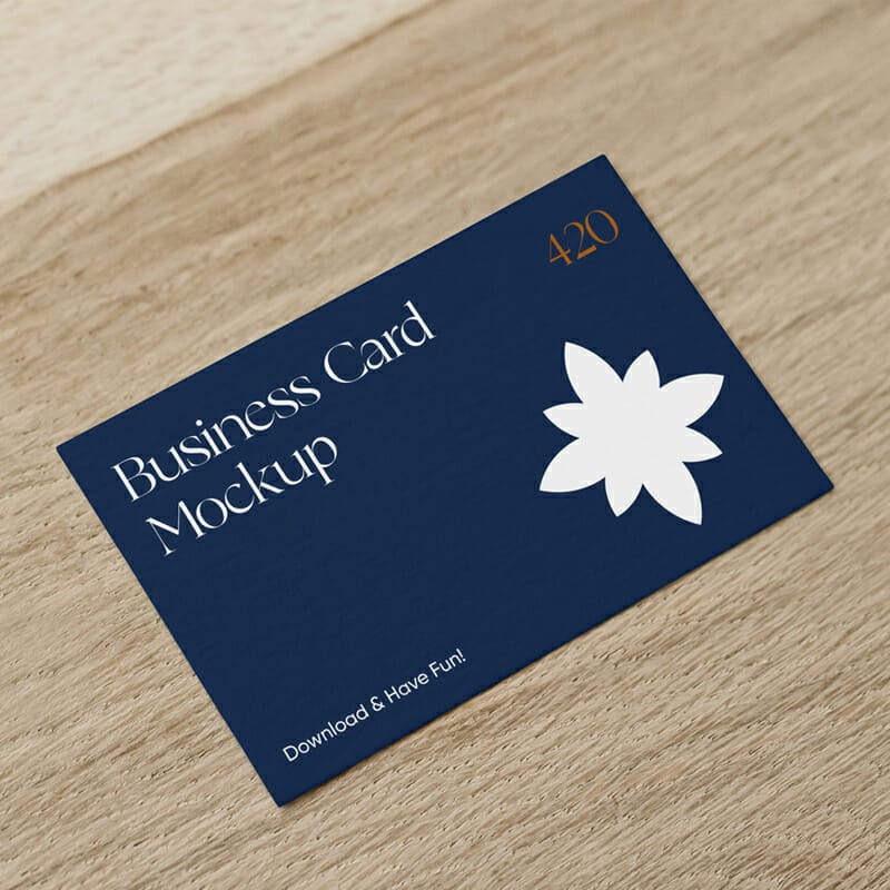 Business Card PSD Mockup