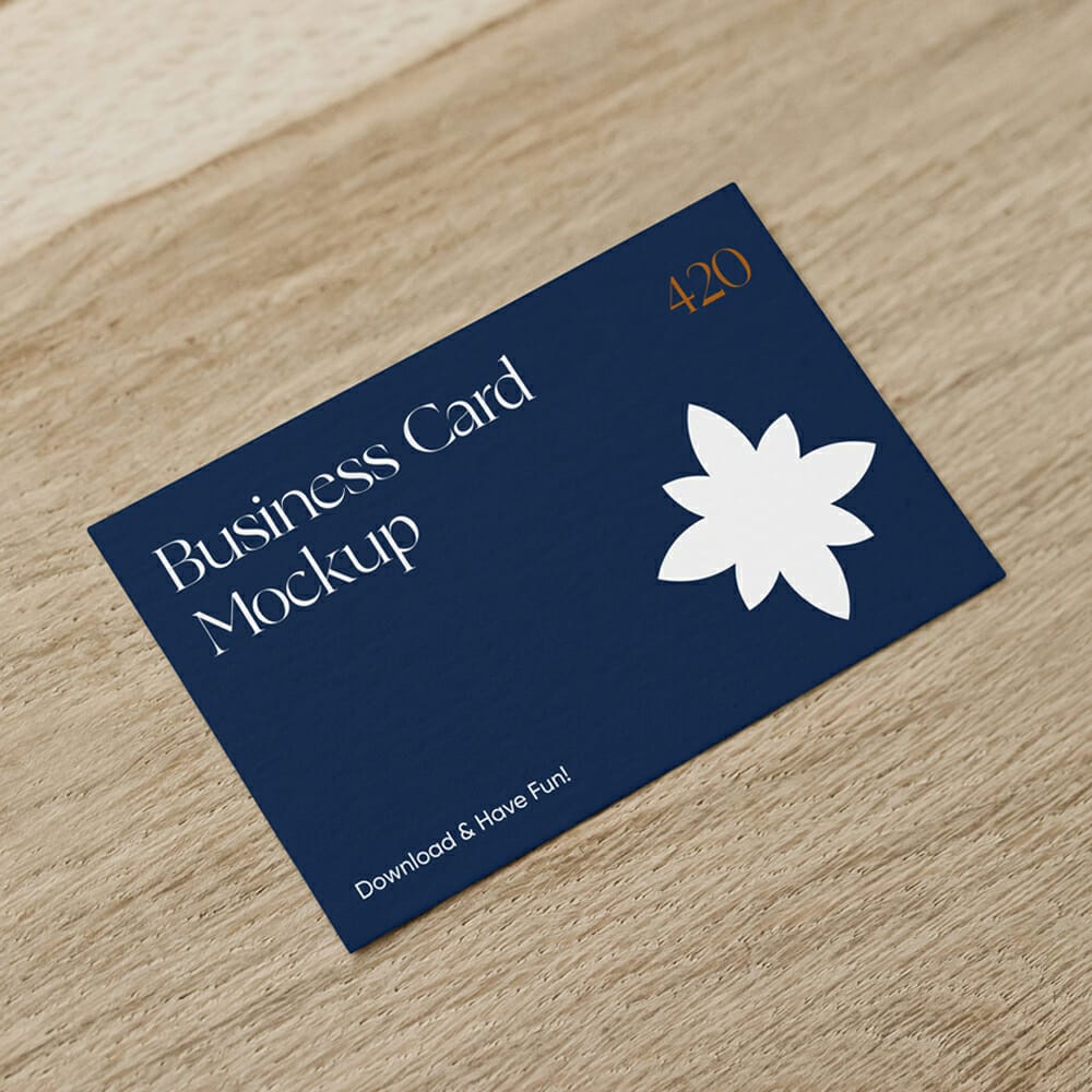 Business Card PSD Mockup