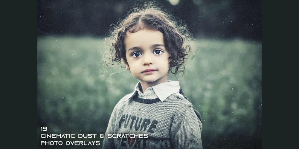 Cinematic Dust and Scratch Photo Overlays