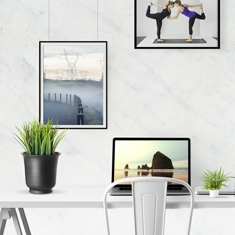 Desk Scene Creator Free Mockup