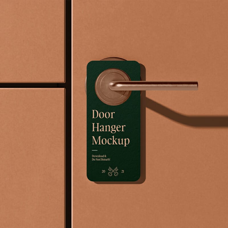 Door Hanger Mockup