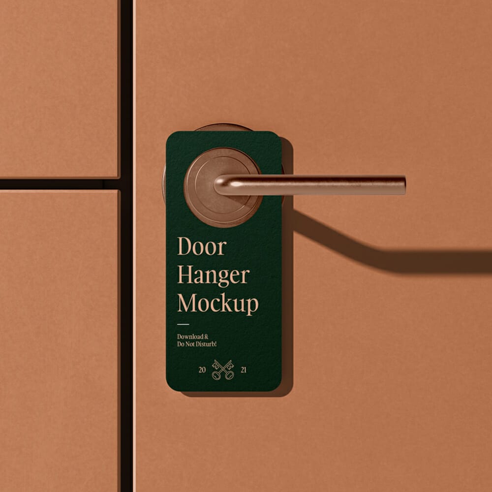 Door Hanger Mockup