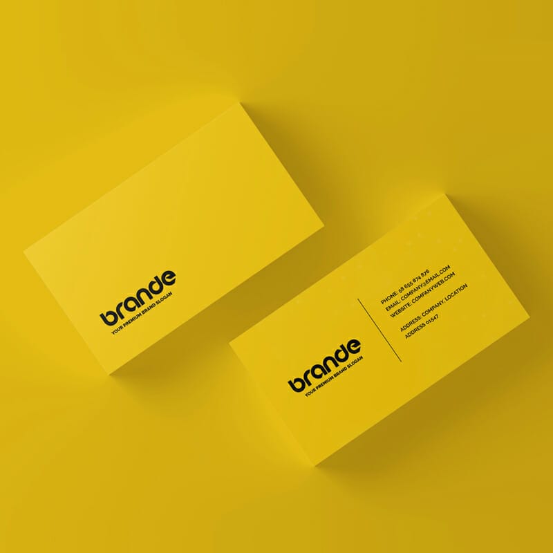 Free Business Card Mockup