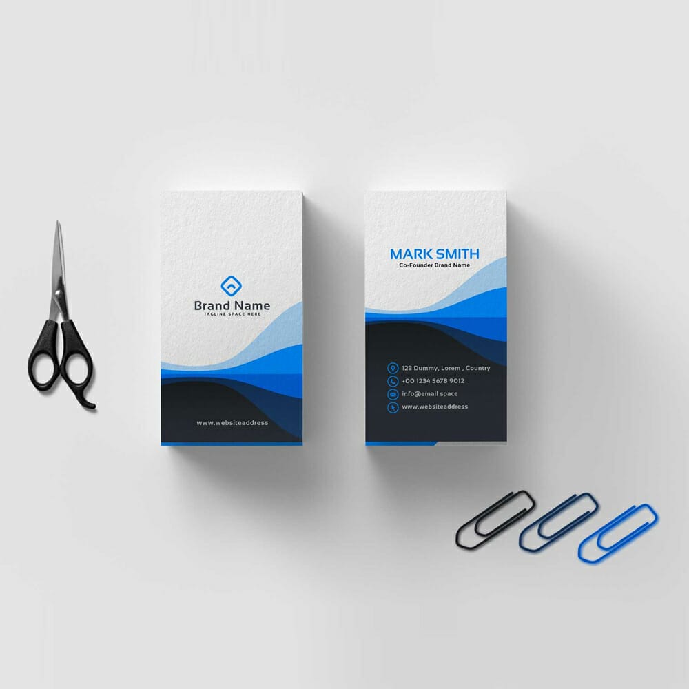 Free Business Card Mockup