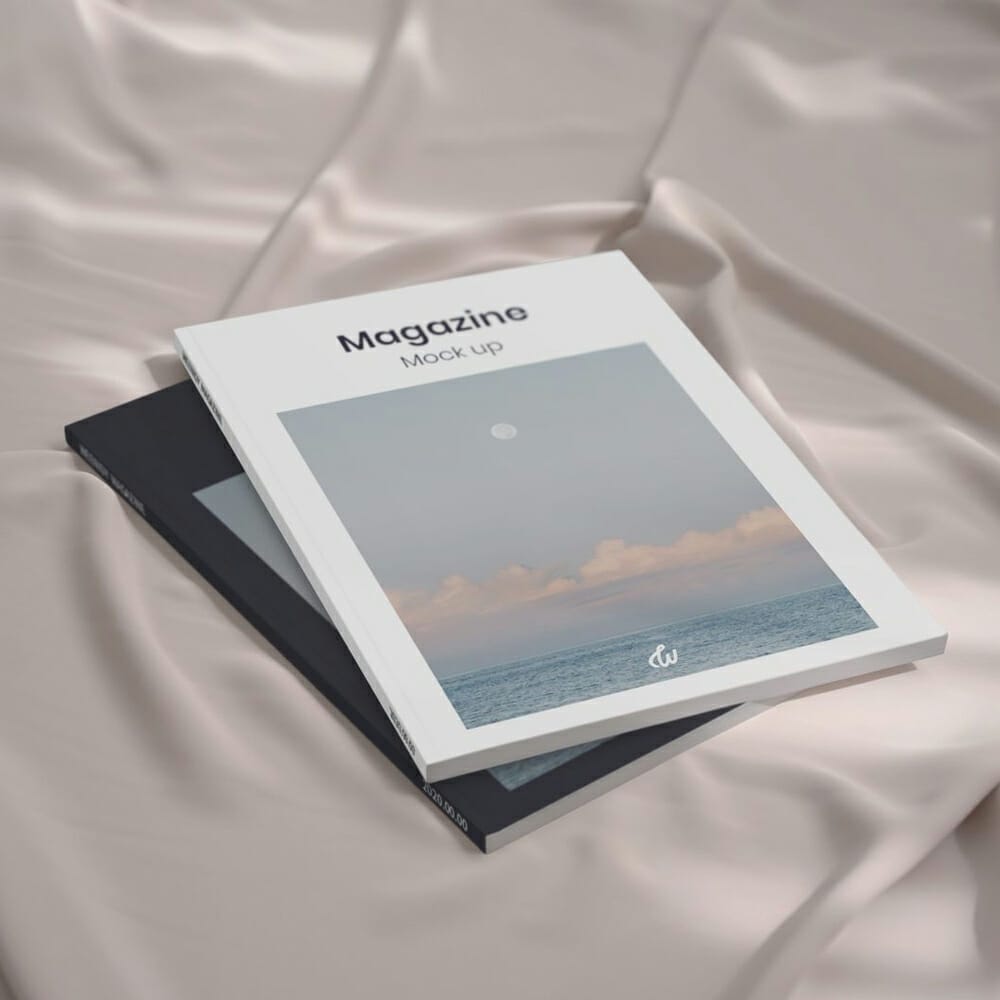 Free Magazine Mockup PSD