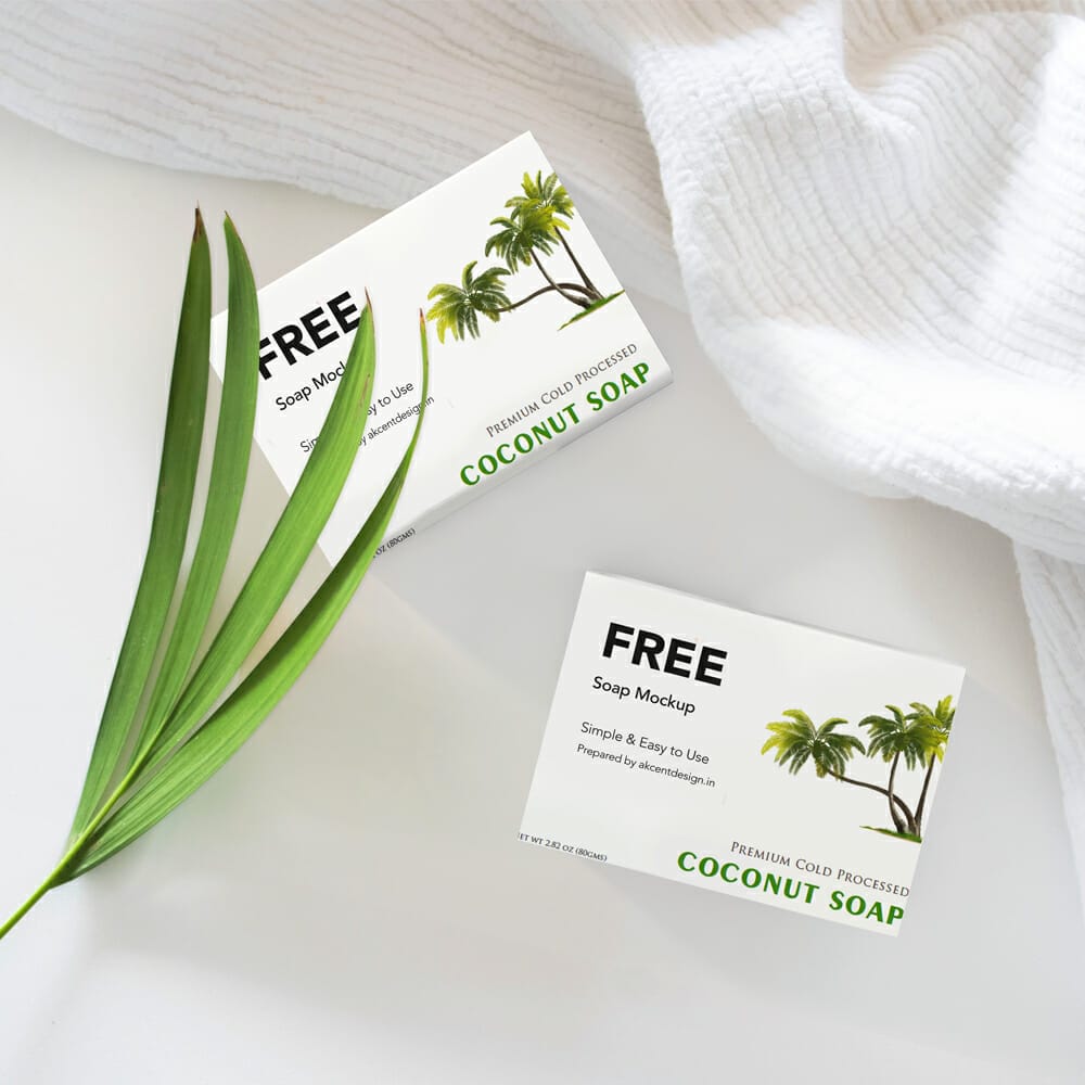 Free Organic Soap Mockup