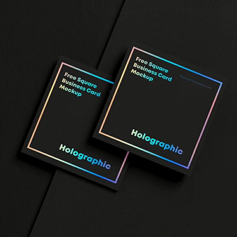 Download Free Square Business Card Mockup » CSS Author