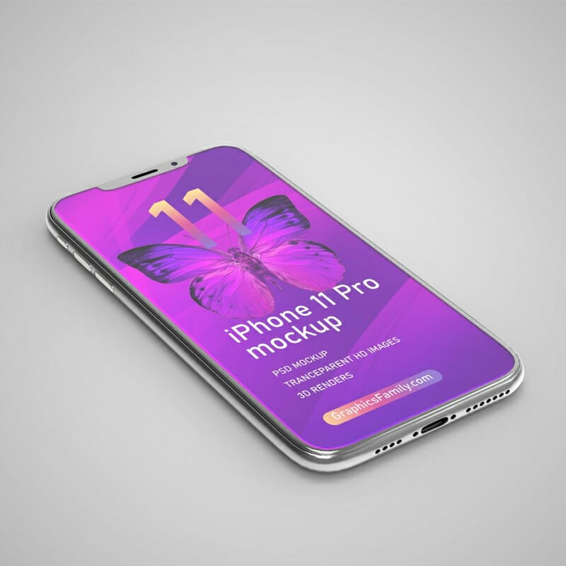 Free iPhone 11 Pro Phone Mockup