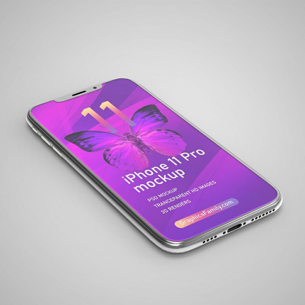 Free iPhone 11 Pro Phone Mockup
