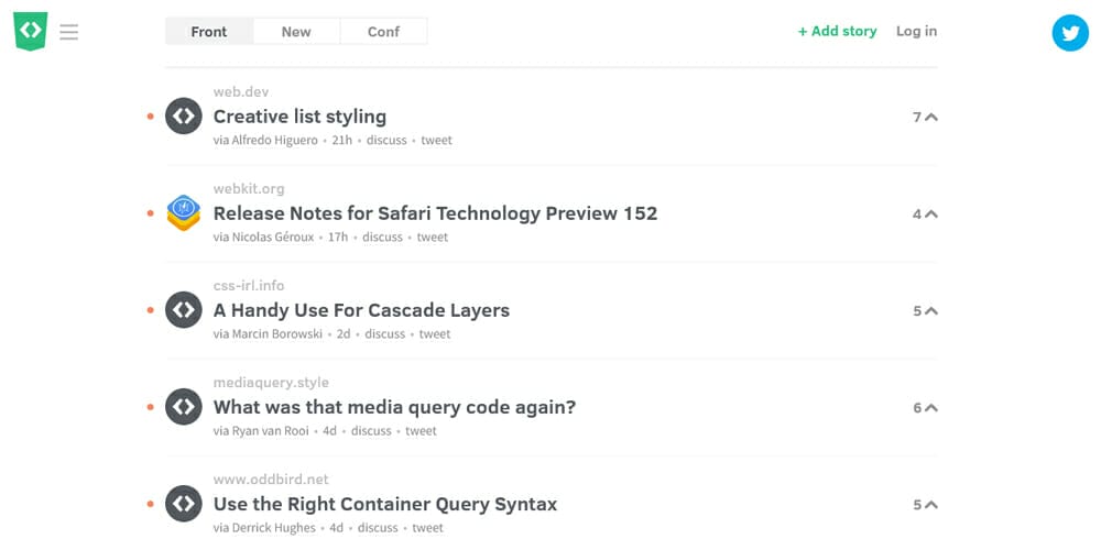Best Place for Latest Design News 17 Front End Front
