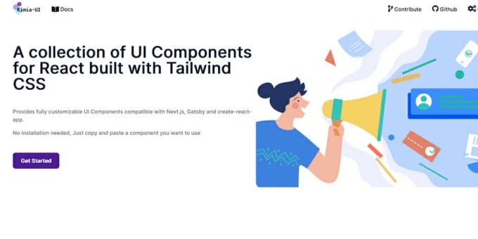 Free Tailwind CSS UI Components and Resources 4 Kimia-UI