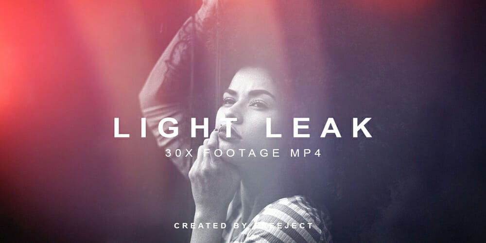 Light Leak Footage Overlay