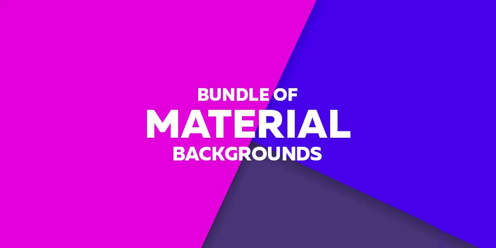 Material Design Backgrounds Bundle