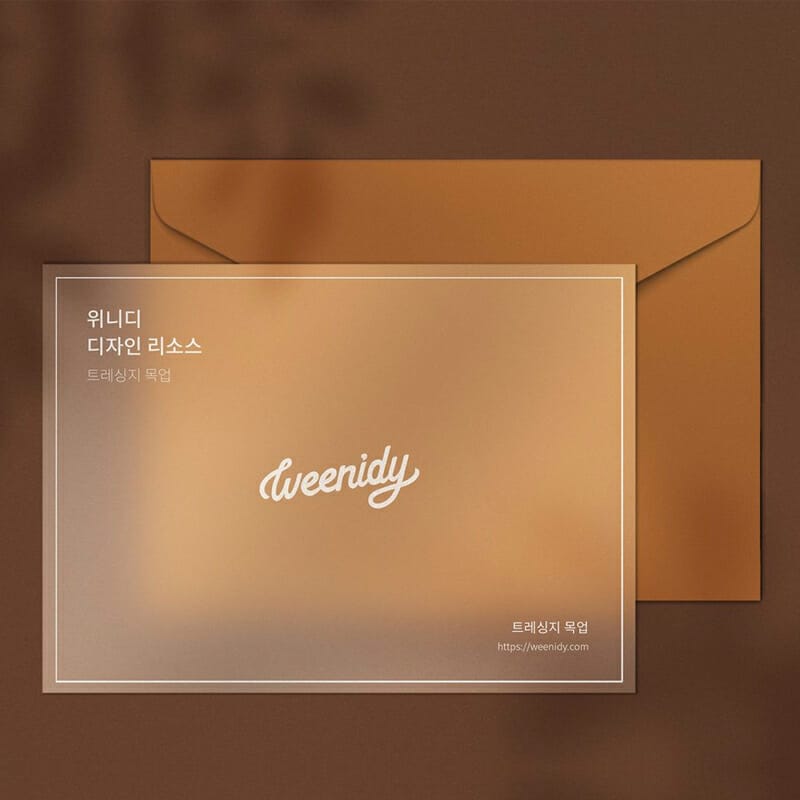 Modern Tracing Paper Mockup