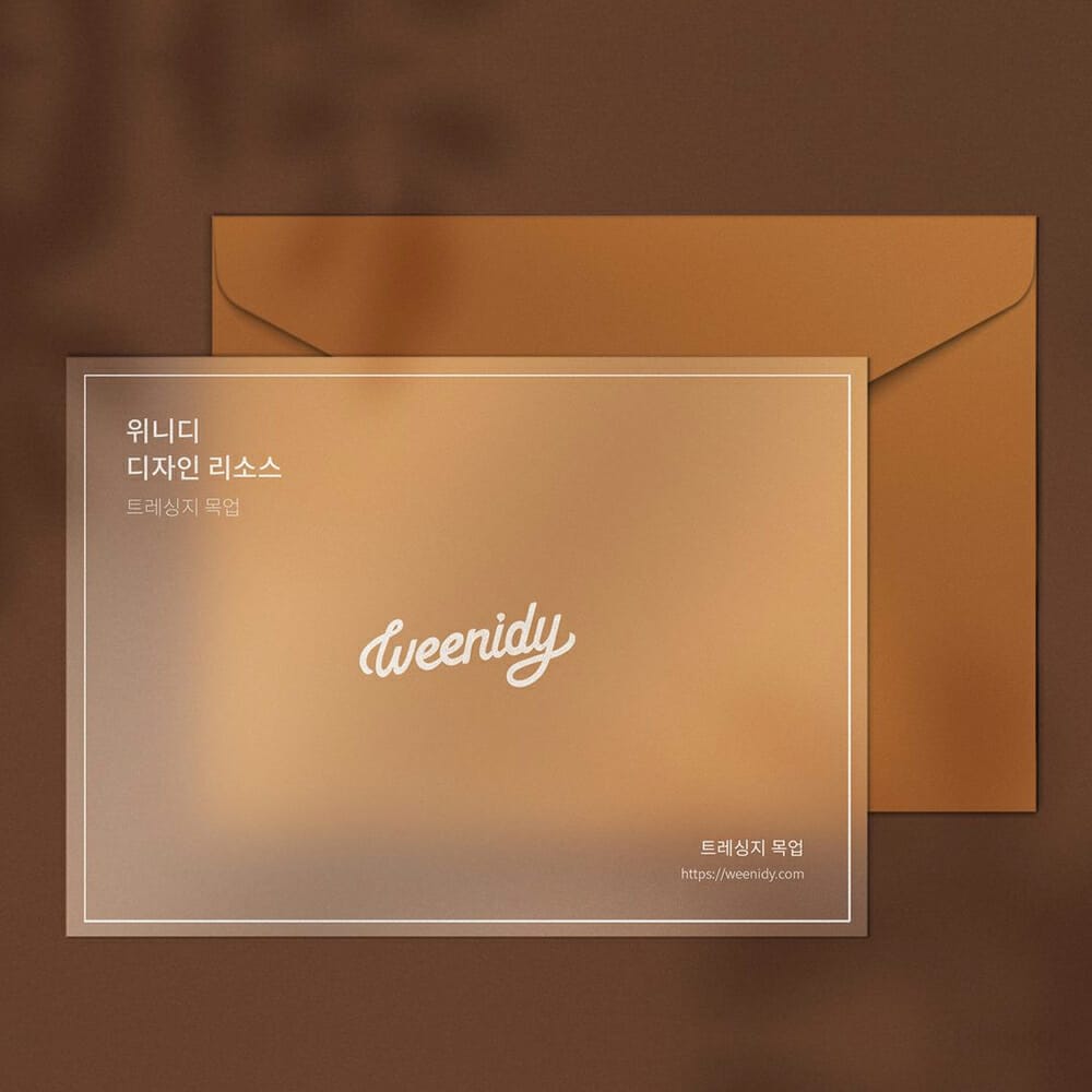 Modern Tracing Paper Mockup