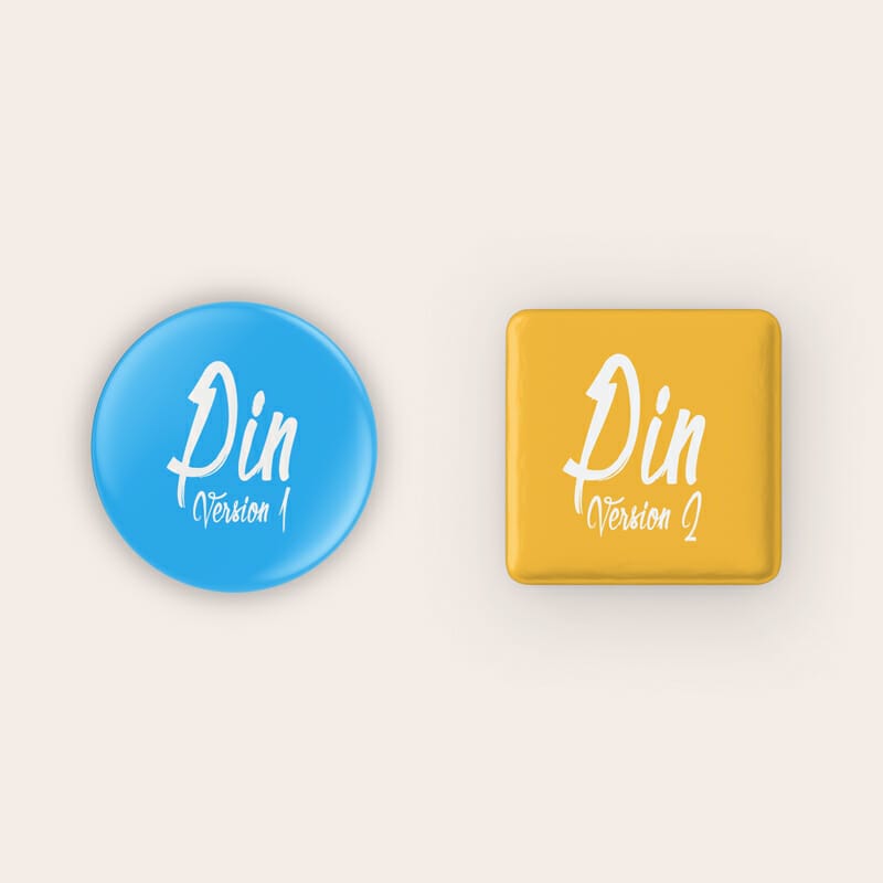 Pin Badge Button Free Mockup