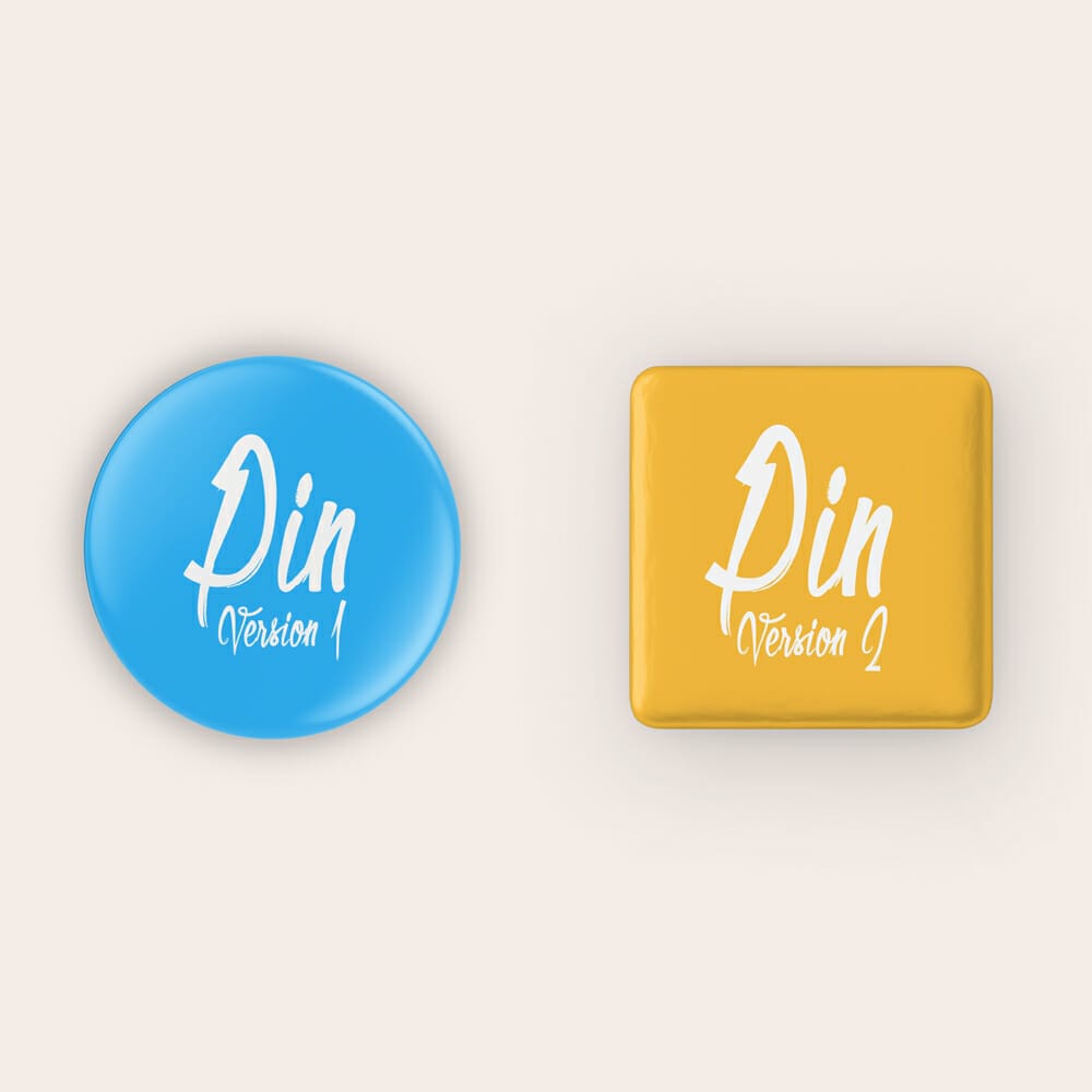 Pin Badge Button Free Mockup