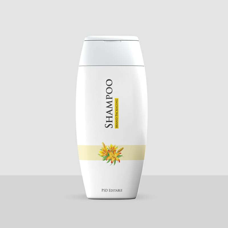 Shampoo Bottle Free Mockup