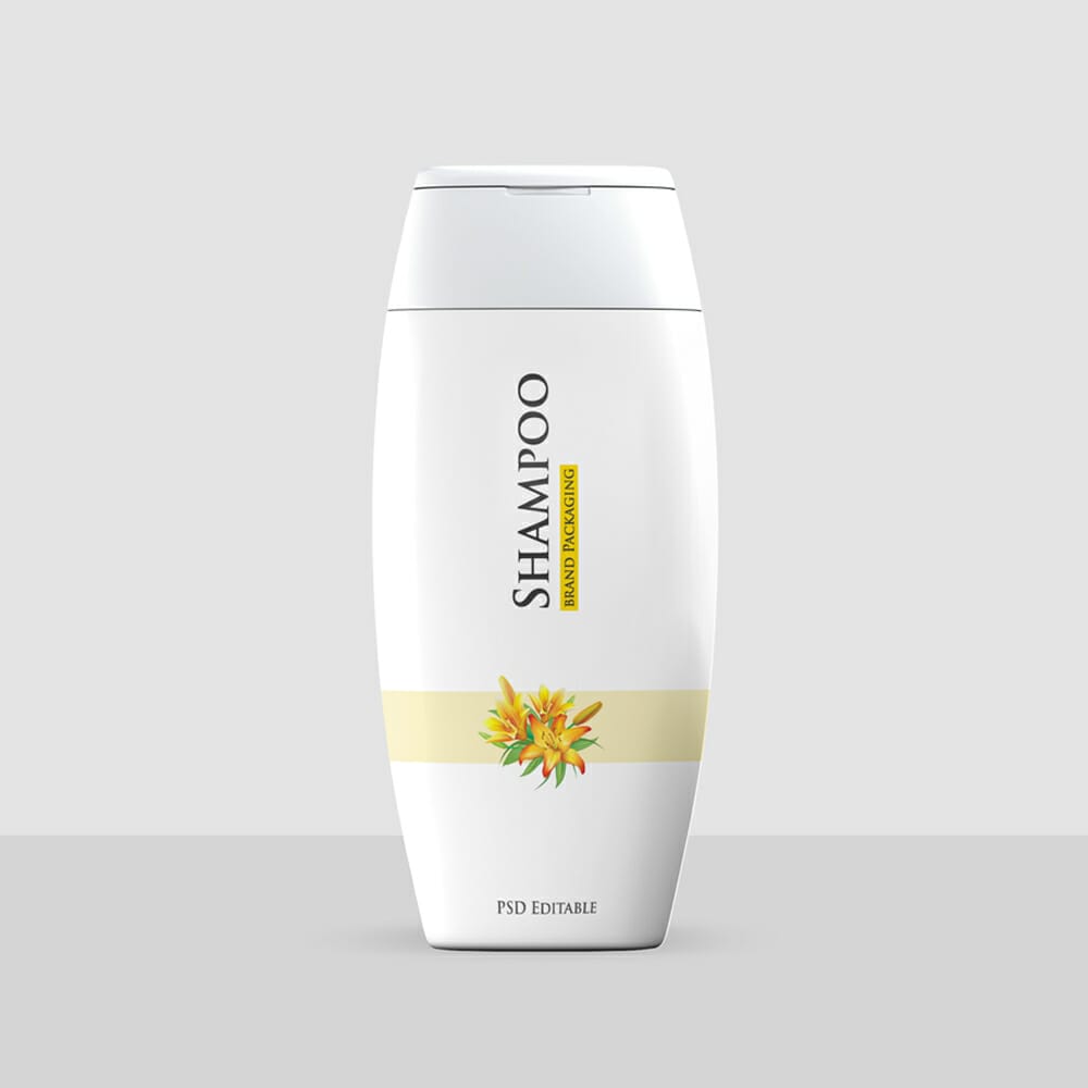 Shampoo Bottle Free Mockup