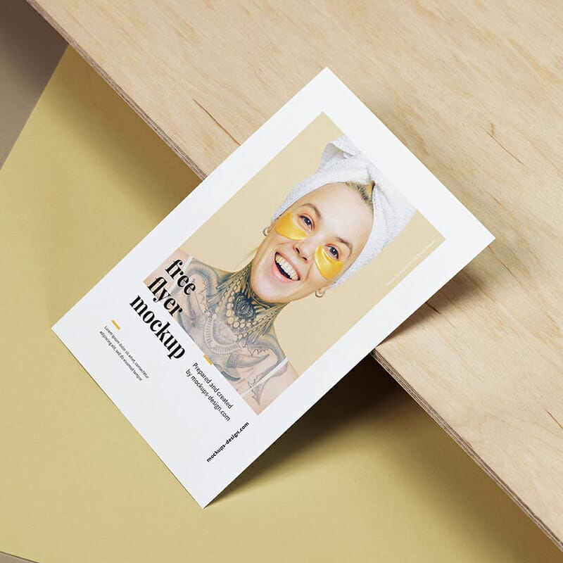 Simple A6 Flyer Mockup