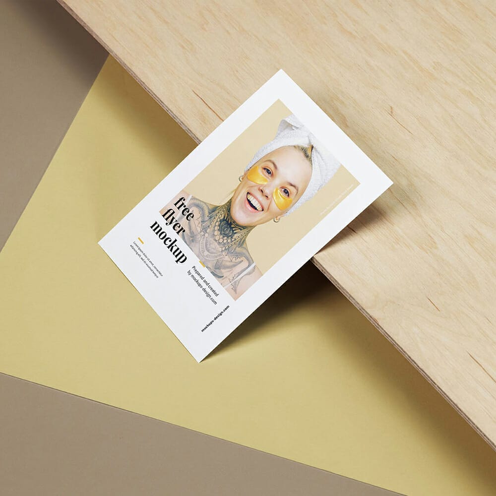 Simple A6 Flyer Mockup