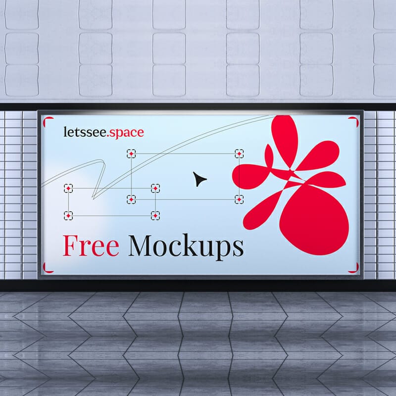 Subway Billboard Mockup Pack