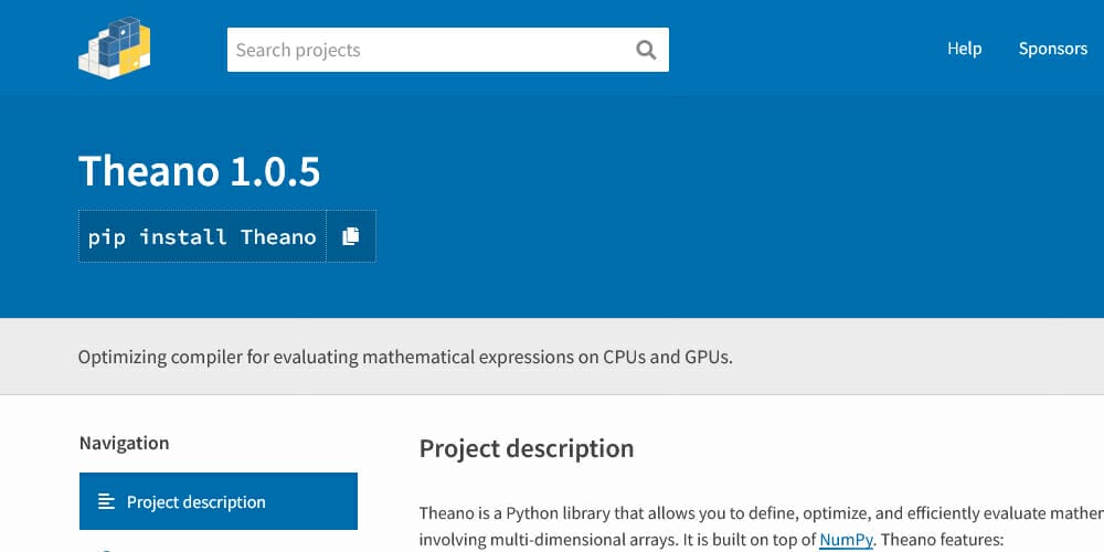 Python Libraries for Machine Learning 25 Theano