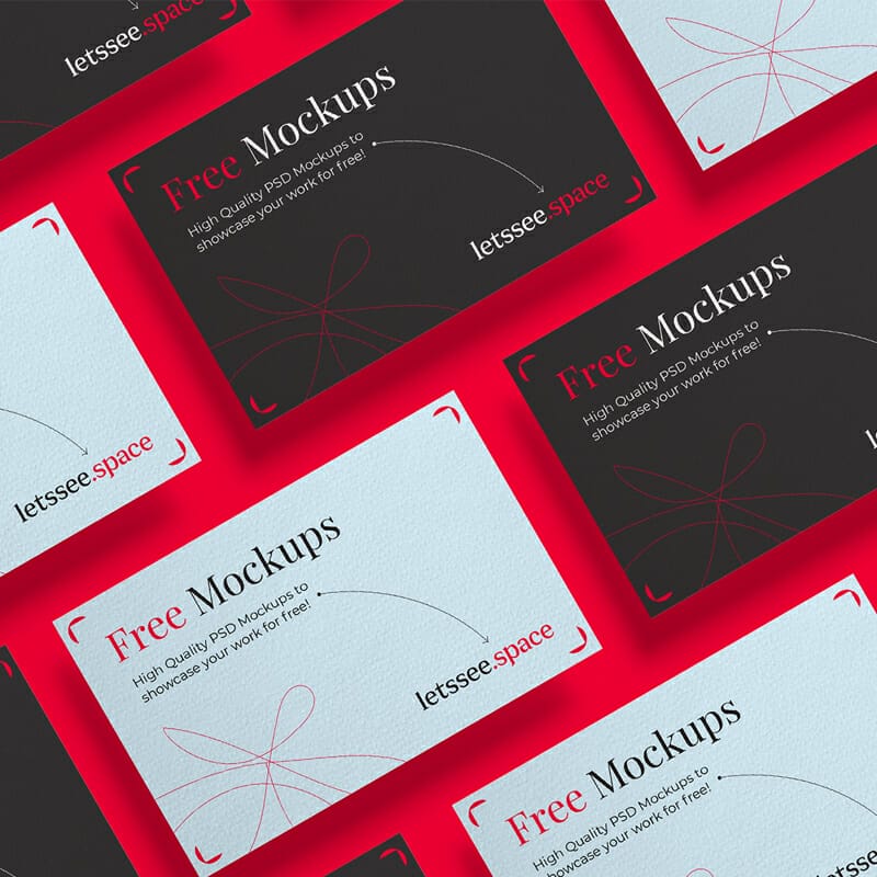 Visit Cards 85x55 Mockup