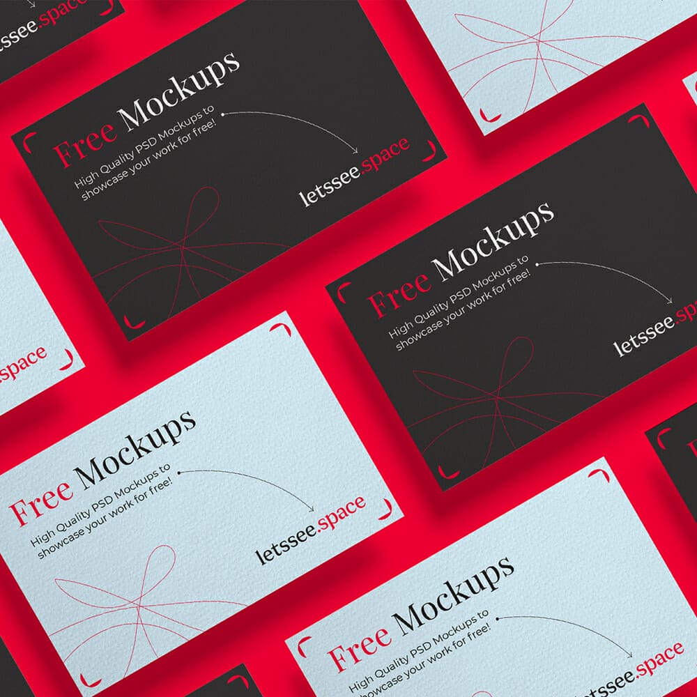 Visit Cards 85x55 Mockup