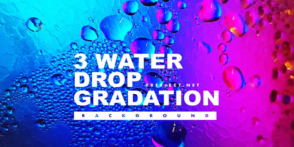 Water Drop Blue and Pink Gradation Background 