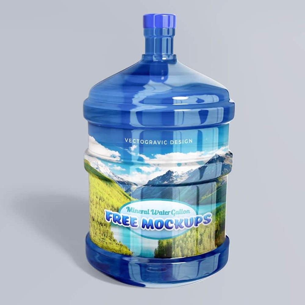Water Gallon Mockups
